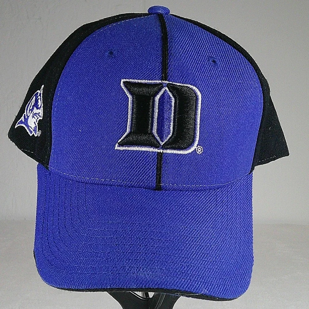 Duke Blue Devils Hat Team Spirit Blue Black Embroidered Baseball Cap NCAA